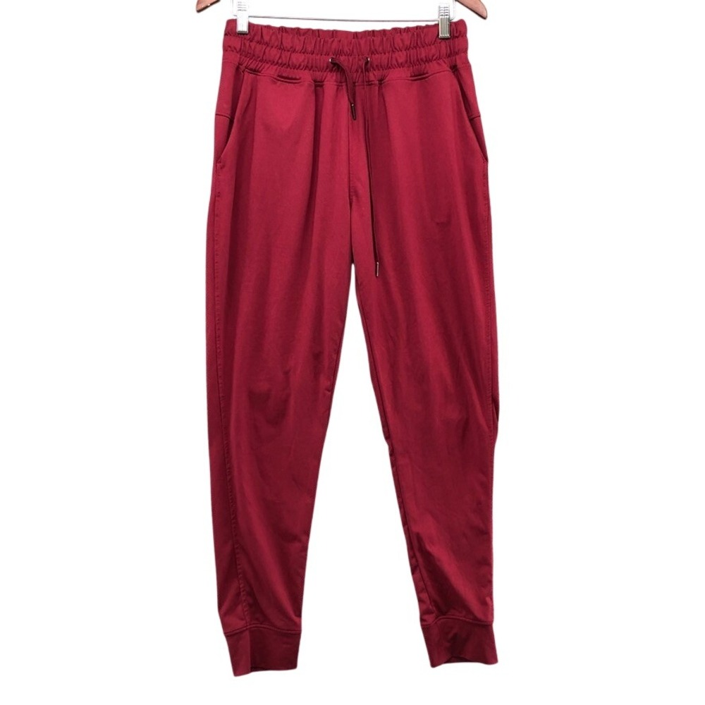 Barbell Apparel Joggers Mens Large Red Athletic Training Pants Pockets Workout